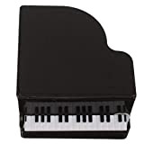 1 pz nuovo di zecca di plastica a forma di pianoforte piccoli temperamatite cancelleria di musica per bambini materiale scolastico ...