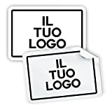 100 Adesivi, etichette personalizzati - PERSONALIZZALO QUI - Etichette aziendali - logo azienda - Carica logo, immagine, foto - Adesivo ...