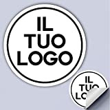100 Adesivi, etichette personalizzati - PERSONALIZZALO QUI - Etichette aziendali - logo azienda - Carica logo, immagine, foto - Adesivo ...