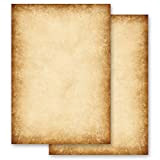 100 fogli di carta da lettera decorati Antico & Storia CAFONE DIN A4 - Paper-Media