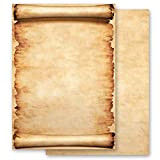 100 fogli di carta da lettera decorati Antico & Storia PERGAMENA DIN A6 - Paper-Media