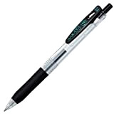 10pcs Zebra Sarasa JJS15 Push Clip Gel Ink Pen - 0.4 mm - Black by Zebra