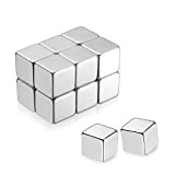 12 pezzi di magneti cubo al neodimio set extra forte, lavagne magnetiche in vetro lavagna per appunti frigorifero memo magnetica ...