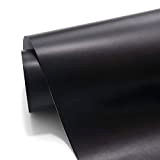 12"x12ft Matte Black Craft Vinyl Permanent Adhesive Backed Vinyl for Craft Projects and Punches