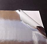 15-50-100-800-1600 fogli A4 Carta Adesiva metallizzata Argento per stampanti laser