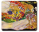 1art1 Gustav Klimt Serpenti d'Acqua II, 1904–1907 Tappetino per Mouse 23x19 cm