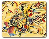 1art1 Wassily Kandinsky Composizione, 1917 Tappetino per Mouse 23x19 cm