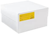 2 Neolab 2701 Kryo scatola portaoggetti in cartone, 75 mm, colore: Bianco