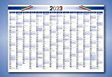 2 pezzi calendario anno - Planner poster Calendari per Italia 2023