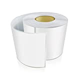 200 etichette adesive bianche autoadesive per trasloco 12,7 x 7,6 cm, rettangolari, rotolo, rimovibili, bianco