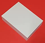 200 Fogli di Carta Fsc bianca spessa 120 gr. in formato A6 10,5x14,5cm. per stampa laser e inkjet fronte e ...