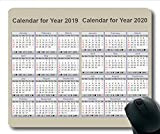 2019 Calendar Mouse Pad Gaming, Calendario Wall Mouse Pad per Il Gioco, Calendario 2019 con Dettagli di FESTIVITÀ.