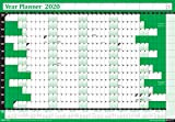 2019 calendario planner annuale annuale Office Home Wall Calendar chart con pennarelli cancellabili a secco e adesivi 615,7 m/Note/calendario mensile riutilizzabile Scadenziario ...