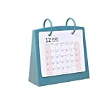 2020 Calendario - Calendario da tavolo 2019-2020 Nota Plan Office Desk Calendar Small Calendar Fresh (Color : Blue, Dimensione : ...