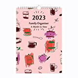2020 Large A3 Family Organizer Calendar Un mese per visualizzare, calendario Home Planner con 5 colonne di Arpan
