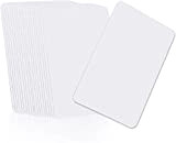 22 pezzi Carta in PVC Card, Bianco PVC Cards Scheda Formato CR80 Stampabili e Impermeabili, 86 mm x 54 mm ...
