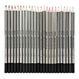24 PCS Sketch Pencil Art Graphite Drawing Pencil Matita Colorata per Dipingere
