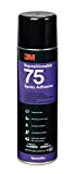 3M Adesivo Spray 75 Colla Riposizionabile Spray per Materiali Leggeri, Translucido, 500 ml, 1 Pezzo
