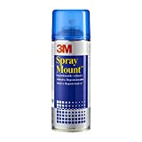 3M Spray Mount Colla Spray Riposizionabile per Tessuti, Quadri, Foto, Carta, Cartone, Cornici, Colla Adesiva Rimovibile, Adesivo Spray Trasparente, Colla ...