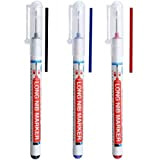 3pcs 140mm Deep Hole Marker Pens Long Nib Marker Pen a Prova d'Acqua Pens Colorful Ink Carpenter Pen Multiuse Carpenter ...