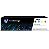 (4-Pack) Cartuccia 203X toner Compatibile In sostituzione di HP 203X CF540X CF541X CF542X CF543X Color Laserjet Pro MFP M281fdw M254nw ...