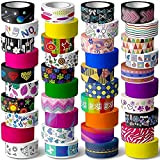 40 Rolls Washi Tape Set - 15 mm Wide Colored Masking Tape for Kids and Аdults,Decorative Adhesive for DIY Crafts,Gift ...