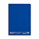 5 Quaderni Maxi Didattico, Blu, Rigatura B, 5 Pezzi