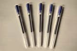 [5 set] Muji penna a sfera a inchiostro gel, blu, 0,38 mm, 18727698 dal Giappone