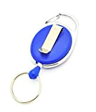 5 X Anello Portachiavi con yo-yo e clip per cintura – Blu