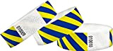 500 pezzi - 19 mm Tyvek Wristbands, Tyvek Braccialetti, Tyvek Bracciali, Festival Braccialetti, Night-Club Braccialetti (Blue-Yellow, 500 Pack)