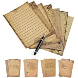 56 Fogli Carta da Lettere Vintage Set, Set Carta da Lettere, Fogli di Carta da Lettera, Carta da Lettere Decorata, ...