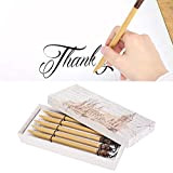 5Pcs Comic Dip Pen Set Handcrafted Manga Calligraphy Vintage Bamboo Drawing Painting Kit Materiale scolastico(UN)