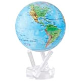 6 Blue with Relief Map MOVA Globe by Mova