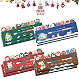 960 Pezzi Sticky Notes Tabs Set, Mini Sticky Notes Natale, Sticky Notes Bambini Natale, Sticky Strisce di marcatura, Note adesive ...