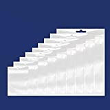 9cube 100 sacchetti di plastica bianchi – Qualità richiudibili Grip Self Seal Polythene Ziplock Storage Bags (14 cm x 21 ...