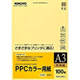 A3 100 pezzi di kb-kc138ny Kokuyo PPC color Paper both carta riciclata, giallo (Japan Import)