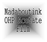 A3 OHP Acetato Transparency Film per stampanti laser e copiatrici 10 fogli
