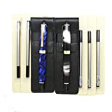 Abcsea 2 pezzi Jinhao 450 penne roller eleganti ricaricabile, penne punta fineliner 0.5 nere (nebbia bianca e fiore blu), con ...