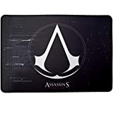 Abystyle Assassin's Creed - Tappetino per Il Mouse Gaming - Crest, Nero, 35 x 25