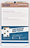 Action Day - Decisions & Actions Pad - Size 5x8 - Layout Designed to plan & execute decisions