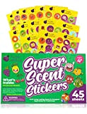 Adesivi Scratch and Sniff per Bambini e Insegnanti di Purple Ladybug Pacco di 45 Fogli di Reward Stickers Profumati per ...