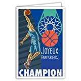 Afie 69-4316 - Biglietto di auguri per fan di Basketball, poster mini poster, formato 17 x 11,5 cm