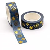 AFKK Natale Washi Tape Pattern Nastro Adesivo Decorativo Nastro Adesivo Scrapbooking Fai da Te Tag(Color:B)