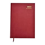 Agenda 2020, formato A4, un giorno per pagina, copertina rigida e nastro segnalibro, planner annuale per affari, ufficio, casa, viaggi, ...