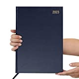 Agenda 2023, formato A4, vista settimanale, planner per uso personale, per ufficio, scrivania, lavoro, scuola, insegnanti, con copertina rigida e ...
