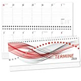 AGENDA DA UFFICIALE 2020, ROSSO/BLU, Calendario da scrivania, Calendario da tavolo con giorni di sole e feste, in rosso, 1 ...
