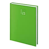 Agenda giornaliera 15x21 AGENDEPOINT.IT® 2023 copertina gommata - verde lime