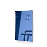 Agenda INTEMPO 2023 Settimanale 17x24 cm Spiralata Polipro' Blu