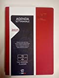 Agenda INTEMPO Settimanale 17x24 cm Spiralata VISTAPLAN Papercoat Rosso