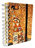 AGENDA Kaos Gustav Klimt " Fregio Stoclet. L'attesa " 2023 giornaliera SPIRALATA IN PPL POLIPROPILENE 14x10 cm + omaggio penna ...